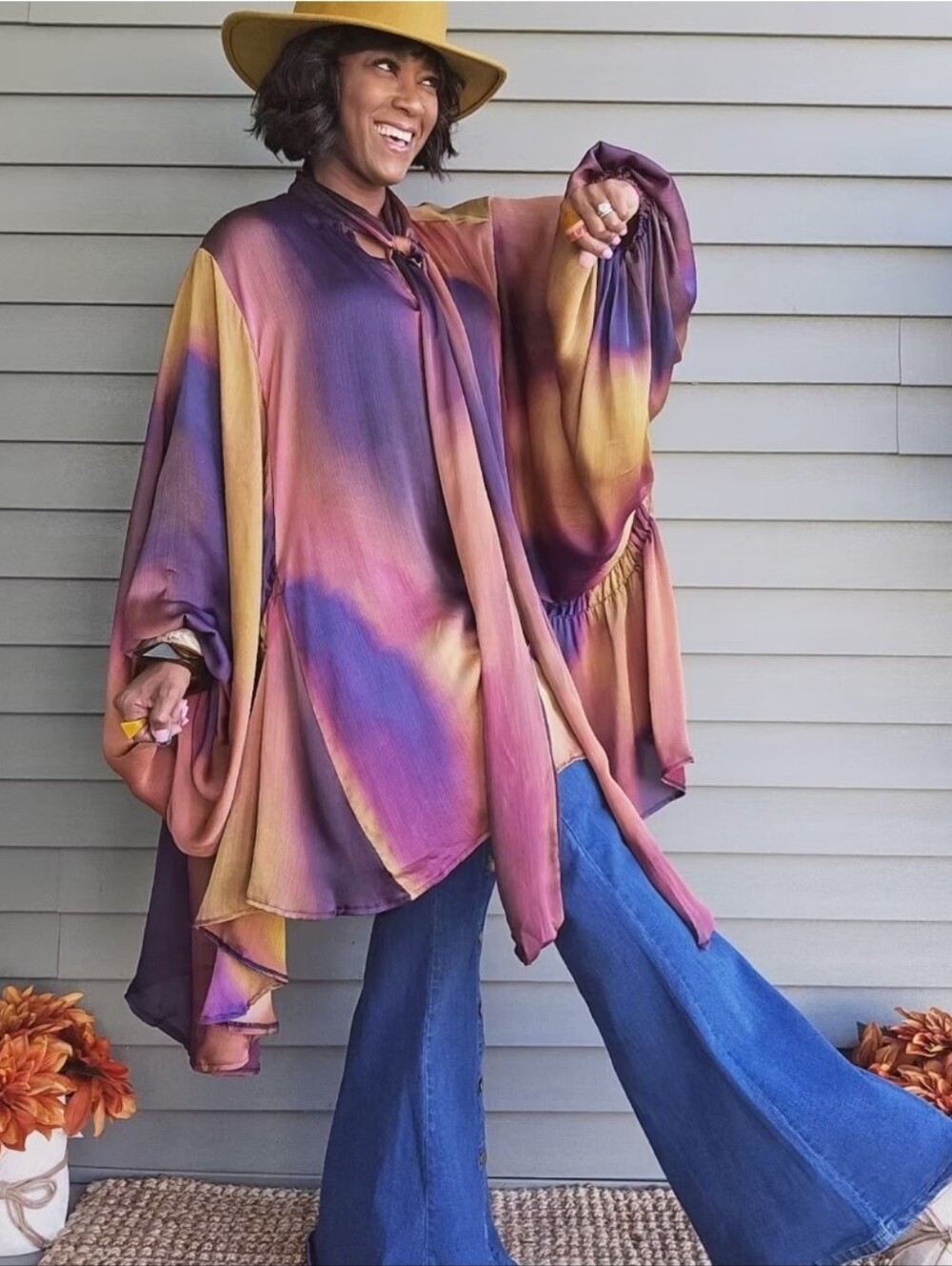 Multi Color Tunic Dress - Picture 2 of 11